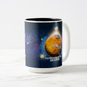 Terraforming Mars-Mok Tweekleurige Koffiemok (Voorkant rechts)