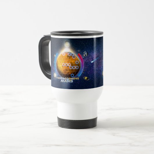 Terraforming Mars Travel Mug Reisbeker (Voorkant links)