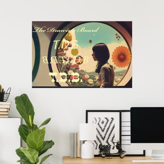 Terraforming Poster - Drawing Board Logos ed. (Thuiskantoor)