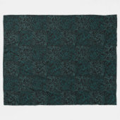 Terrain Pattern Green 01bx4.Black Fleece Deken (Voorkant (Horizontaal))