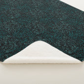 Terrain Pattern Green 01bx4.Black Sherpa Deken (3/4)