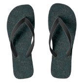 Terrain Pattern Green 01bx4.Black Teenslippers (Voetbed)