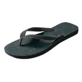 Terrain Pattern Green 01bx4.Black Teenslippers (Schuin)