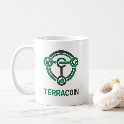 Terramunt Logo Klassieke Mok voor rechten (Met donut)