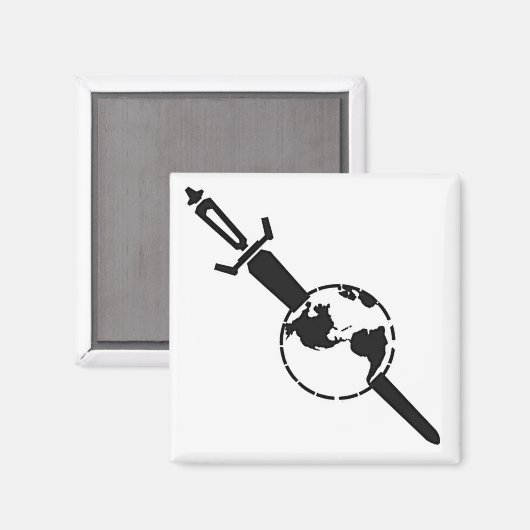 Terran Empire (wit) Magneet (Voorkant / Achterkant)