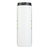 Terrapin And Black Eyed Susan Flowers Art Nouveau  Thermosbeker (Achterkant)