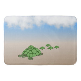 Terrapin Familie reizen Badmat