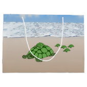 Terrapin Familie reizen Groot Cadeauzakje (Achterkant)