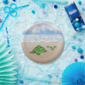 Terrapin Familie reizen Papieren Bordje (Feest)