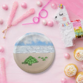 Terrapin Familie reizen Papieren Bordje (Feest)