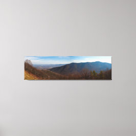 Terrapin Mountain in Autumn, Virginia Canvas Afdruk