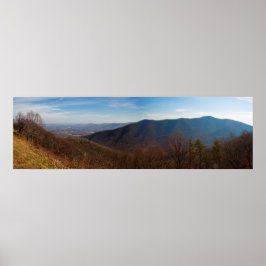 Terrapin Mountain in Autumn, Virginia Poster