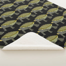 Terrapin (patroon deken) - Sherpa Deken