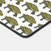 Terrapin (patroon wit) - Bureaumat (Hoek)