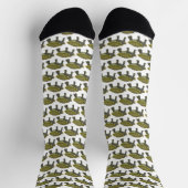 Terrapin (patroon wit) - Premium Socks Sokken (Top)