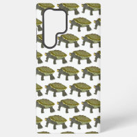 Terrapin (patroon wit) - Samsung Case