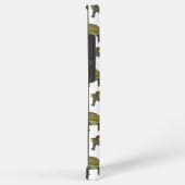 Terrapin (patroon wit) - Samsung Case Galaxy Hoesje (Rechterkant)