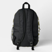 Terrapin (pattern white) - Backpack Bedrukte Rugzak (Achterkant)