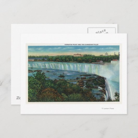 Terrapin Point Uitzicht van Canadese Herfsten Briefkaart (Voorkant / Achterkant)