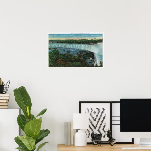 Terrapin Point Uitzicht van Canadese Herfsten Poster (Thuiskantoor)