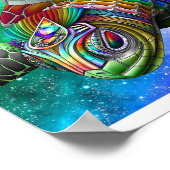 Terrapin Space Station — Cosmic Turtle Art Poster (Hoek)