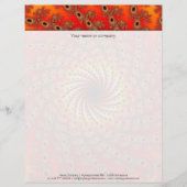 Terrapin Spin Fractal Art Briefhoofd (Voorkant)