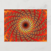 Terrapin Spin Fractal Art Briefkaart (Voorkant)