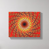 Terrapin Spin Fractal Art Canvas Afdruk (Voorkant)