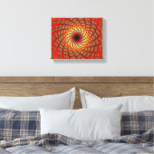 Terrapin Spin Fractal Art Canvas Afdruk (Insitu (Slaapkamer))
