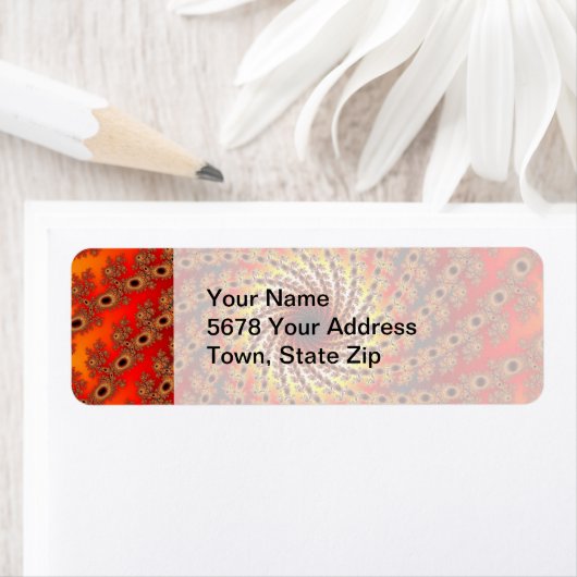 Terrapin Spin Fractal Art Etiket (Insitu)