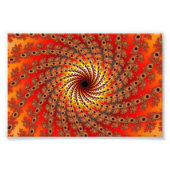 Terrapin Spin Fractal Art Foto Afdruk (Voorkant)