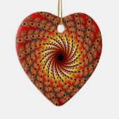 Terrapin Spin Fractal Art Keramisch Ornament (Rechts)