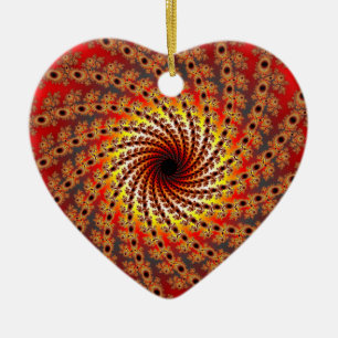 Terrapin Spin Fractal Art Keramisch Ornament