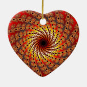 Terrapin Spin Fractal Art Keramisch Ornament (Achterkant)