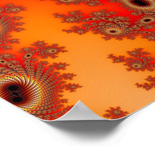 Terrapin Spin Fractal Art Poster (Hoek)