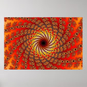 Terrapin Spin Fractal Art Poster (Voorkant)