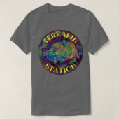 Terrapin Station Trippy Retro Turtle at Night 1 T-shirt (Design voorkant)