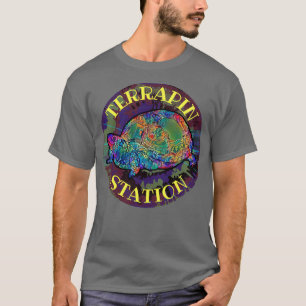 Terrapin Station Trippy Retro Turtle at Night 1 T-shirt