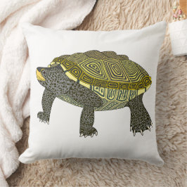 Terrapin (white) - Pillow Kussen