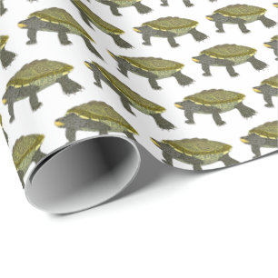 Terrapin (wit) - Inpakpapier