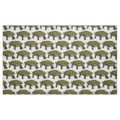 Terrapin (wit) - Polyester Weefsel Stof (Fat Quarter)