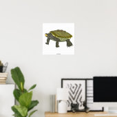 Terrapin (wit) - Posterprint Poster (Thuiskantoor)