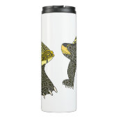 Terrapin (wit) - Thermische Tumbler Thermosbeker (Achterkant)
