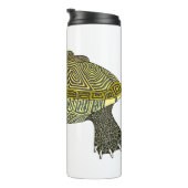 Terrapin (wit) - Thermische Tumbler Thermosbeker (Geroteerd rechts)