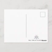 Terrapin (zwart) - Ansichtkaart Briefkaart (Achterkant)