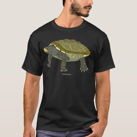 Terrapin (zwart) - Heren Basic T-Shirt (Voorkant)