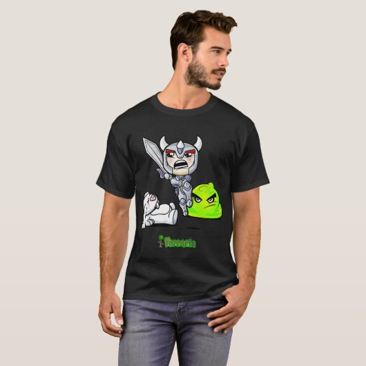 Terraria Cute Battle  T-shirt (Voorkant volledig)