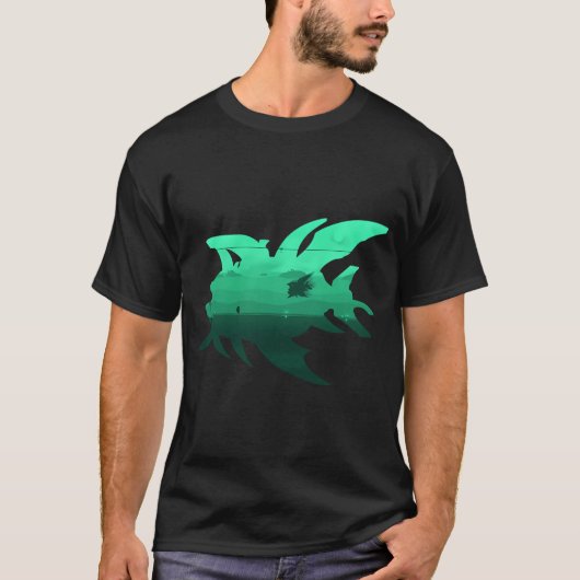 Terraria - Duke Fishron T-shirt (Voorkant)