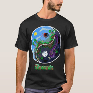 Terraria Game Nacht En Dag Horror Design T-shirt