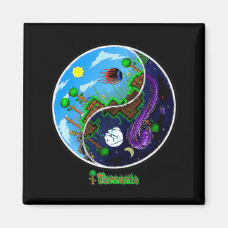 Terraria Night And Day T Shirt  Magneet